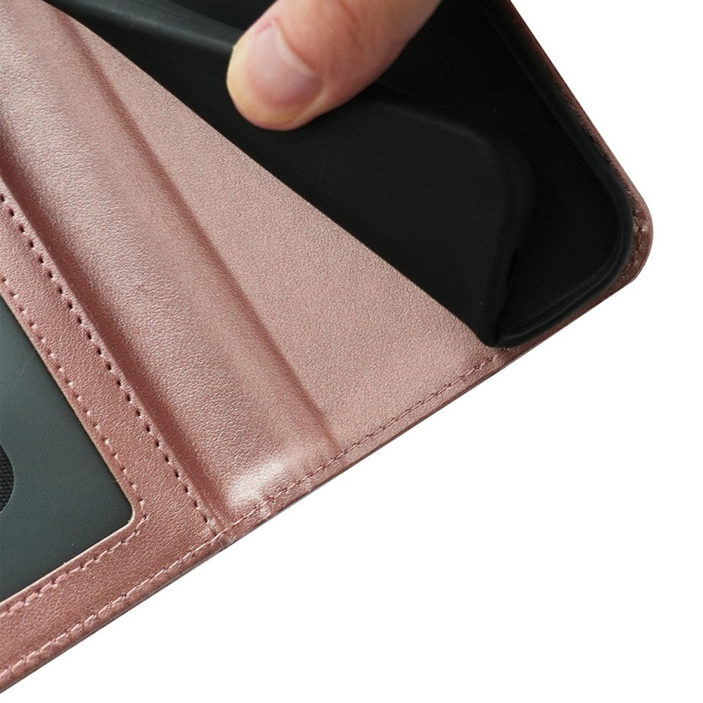 EIDERWOOD Xiaomi 15 Ultra Imitated Leather Flip Case - Rose Gold
