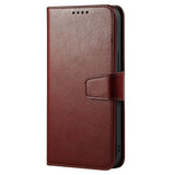 EIDERWOOD Xiaomi 15 Ultra Imitated Leather Flip Case - Brown