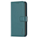 OPPO A5 Pro (4G / 5G) BINFEN Faux Leather Flip Case with Card Holder & Stand Function - Green