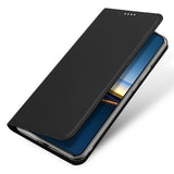 Xiaomi Poco F7 Pro EIDERWOOD Faux Leather Flip Case with Card Holder & Stand Function – Black