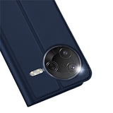 Xiaomi Poco F7 Pro EIDERWOOD Faux Leather Flip Case with Card Holder & Stand Function – Blue