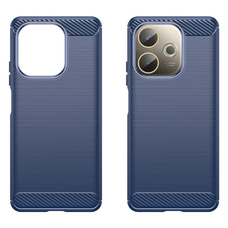 Oppo A5 Pro (4G / 5G) EIDERWOOD Brushed Carbon Fiber Plastic Case - Blue