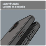 EIDERWOOD Samsung Galaxy Xcover 7 Pro Hybrid Plastic Case with Matte Back - Transparent / Black