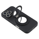 EIDERWOOD iPhone 16 Pro Hybrid Case incl. Kickstand with Mirror - Black