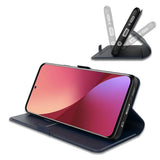 Xiaomi Poco F7 Ultra EIDERWOOD Faux Leather Flip Case with Card Holder & Stand Function – Blue