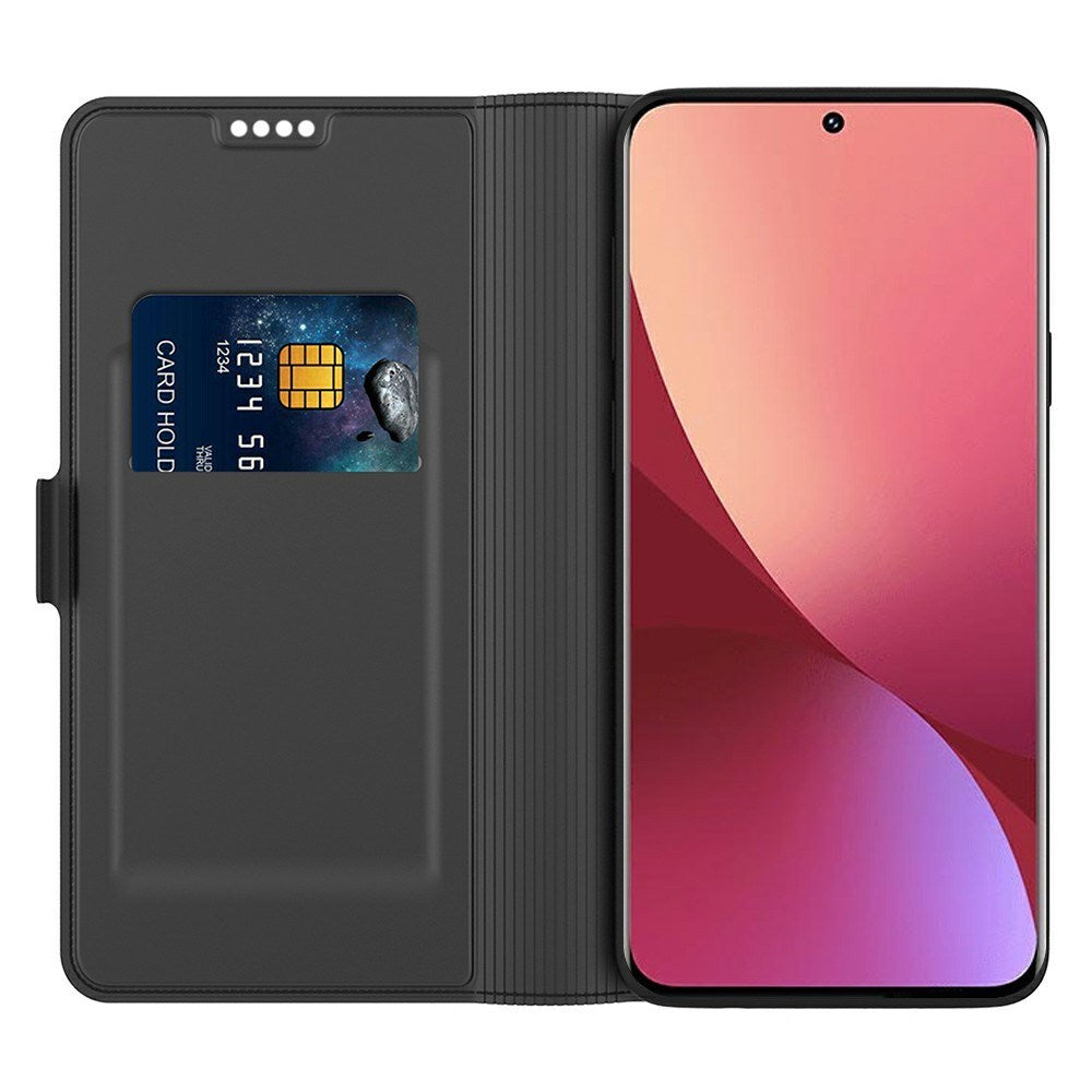Xiaomi Poco F7 Ultra EIDERWOOD Faux Leather Flip Case with Card Holder & Stand Function – Black
