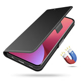 Xiaomi Poco F7 Ultra EIDERWOOD Faux Leather Flip Case with Card Holder & Stand Function – Black