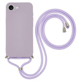 iPhone 17e / 16e EIDERWOOD Lined Flexible Plastic Case w. Strap - Purple