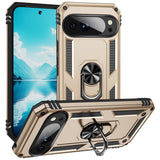 EIDERWOOD Google Pixel 10 / 10 Pro Tough Case with 360 Rotatable Kickstand - Gold