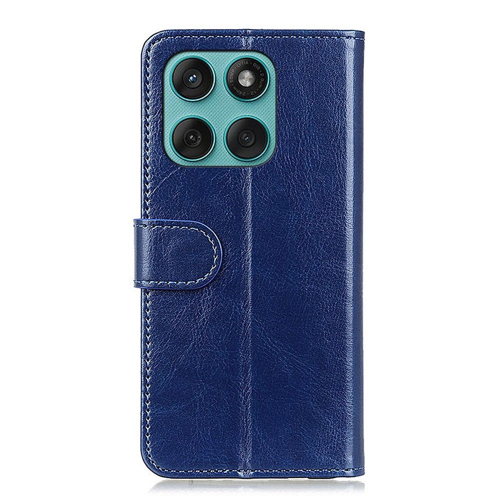 EIDERWOOD Motorola Edge 60 Fusion Faux Leather Flip Case with Cardholder & Stand Function - Blue
