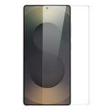 NORTHJO Samsung Galaxy S25 Ultra 2-in-1 Protection Set with Shock-Absorbing Flexible Plastic Case & Tempered Screen Protector Glass - Transparent