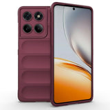 EIDERWOOD Motorola Edge 60 Fusion Flexible Plastic Case - Dark Red