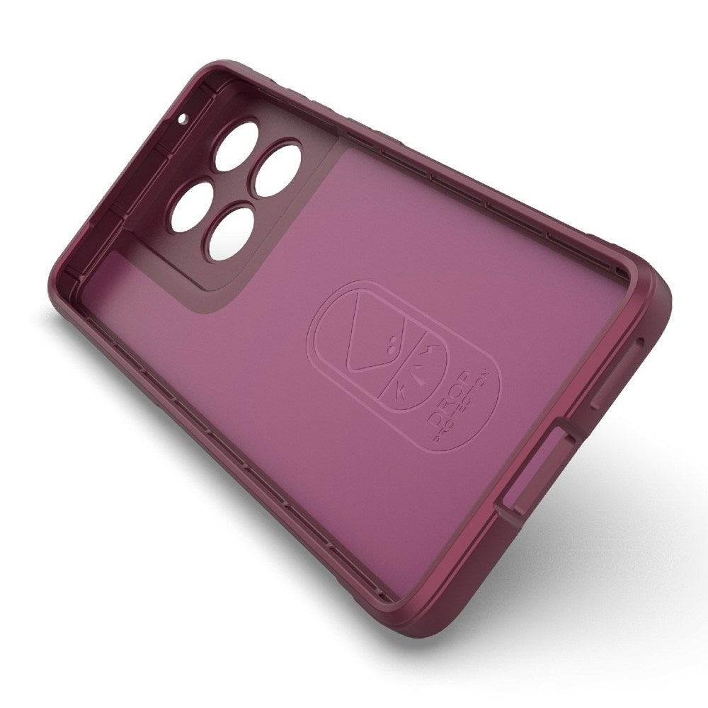 EIDERWOOD Motorola Edge 60 Fusion Flexible Plastic Case - Dark Red