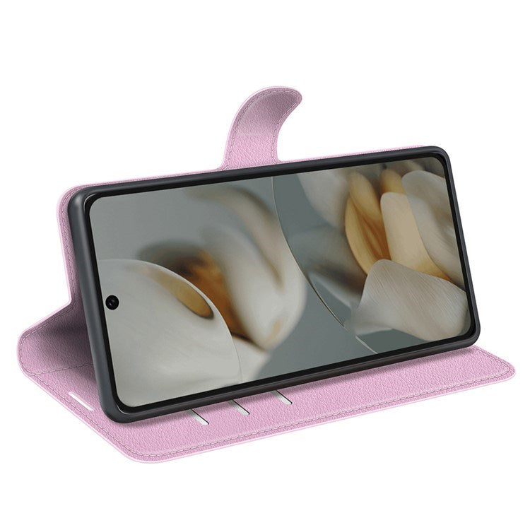 EIDERWOOD Google Pixel 10 Pro XL Faux Leather Flip Case with Cardholder & Stand Function - Pink