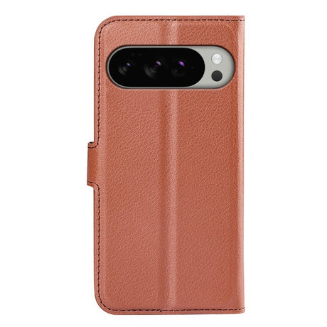 EIDERWOOD Google Pixel 10 Pro XL Faux Leather Flip Case with Cardholder & Stand Function - Brown