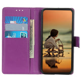 EIDERWOOD Sony Xperia 1 VII Faux Leather Flip Case with Cardholder & Stand Function - Purple