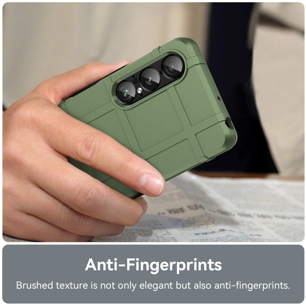 EIDERWOOD Sony Xperia 1 VII Rugged Shield Craftsman Case - Green