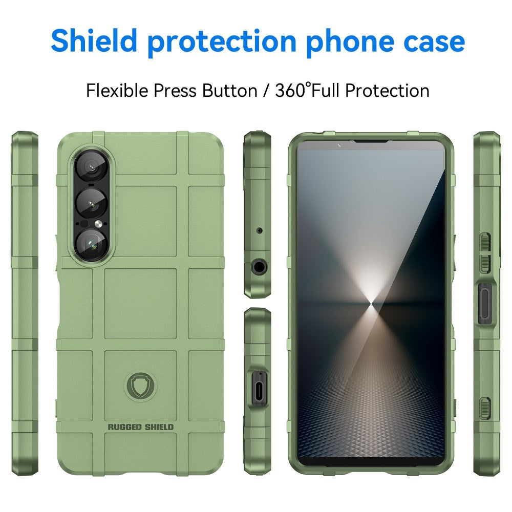 EIDERWOOD Sony Xperia 1 VII Rugged Shield Craftsman Case - Green