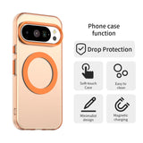 EIDERWOOD Google Pixel 10 / 10 Pro Hybrid Plastic Case - MagSafe Compatible - Transparent / Orange
