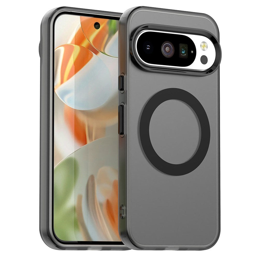 EIDERWOOD Google Pixel 10 / 10 Pro Hybrid Plastic Case - MagSafe Compatible - Transparent / Black