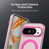 EIDERWOOD Google Pixel 10 / 10 Pro Hybrid Plastic Case - MagSafe Compatible - Transparent / Pink