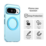 EIDERWOOD Google Pixel 10 / 10 Pro Hybrid Plastic Case - MagSafe Compatible - Transparent / Blue