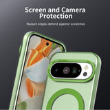 EIDERWOOD Google Pixel 10 / 10 Pro Hybrid Plastic Case - MagSafe Compatible - Transparent / Green