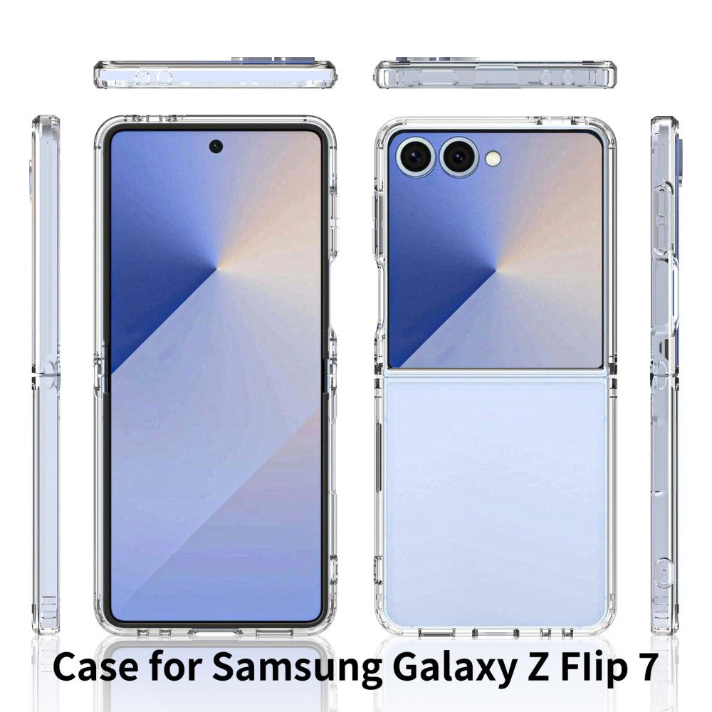 EIDERWOOD Samsung Galaxy Z Flip7 Hybrid Plastic Case - Transparent