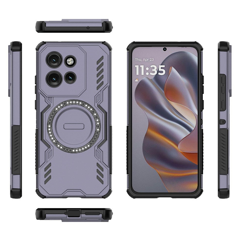 Motorola Edge 60 Neo / Edge 50 Neo / ThinkPhone 25 EIDERWOOD Tough Case - MagSafe Compatible - Purple