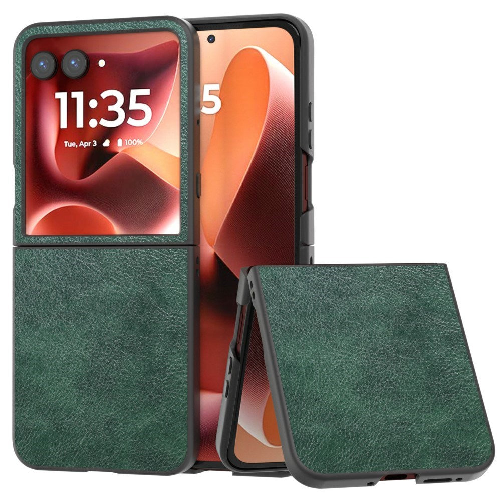 EIDERWOOD Motorola Razr 60 Ultra Faux Leather Case - Green
