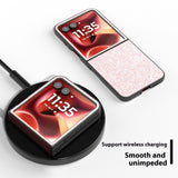 EIDERWOOD Motorola Razr 60 Ultra Hard Plastic Glitter Case - Pink