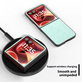 EIDERWOOD Motorola Razr 60 Ultra Hard Plastic Glitter Case - Turquoise