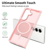 EIDERWOOD Samsung Galaxy Z Fold7 Matte Hybrid Case - MagSafe Compatible - Transparent / Pink