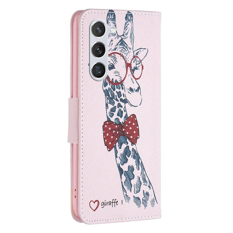 Samsung Galaxy S23 Flip Case m. Wallet - Giraffe