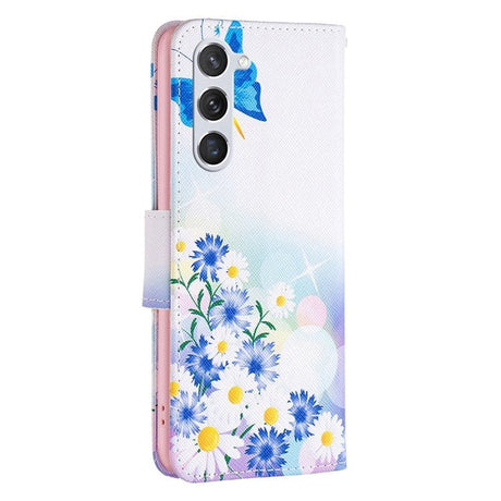 Samsung Galaxy S23 Flip Case m. Wallet - Flower Meadow