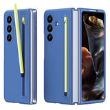 EIDERWOOD Samsung Galaxy Z Fold7 Hard Plastic Case with Stylus - Blue
