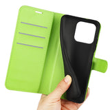 Motorola Moto G Stylus 5G (2025) EIDERWOOD Leather Flip Case with Cardholder & Stand Function - Green