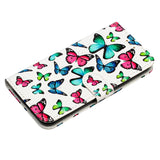 EIDERWOOD iPhone 17 Pro Faux Leather Case with Wallet & Strap - Butterflies