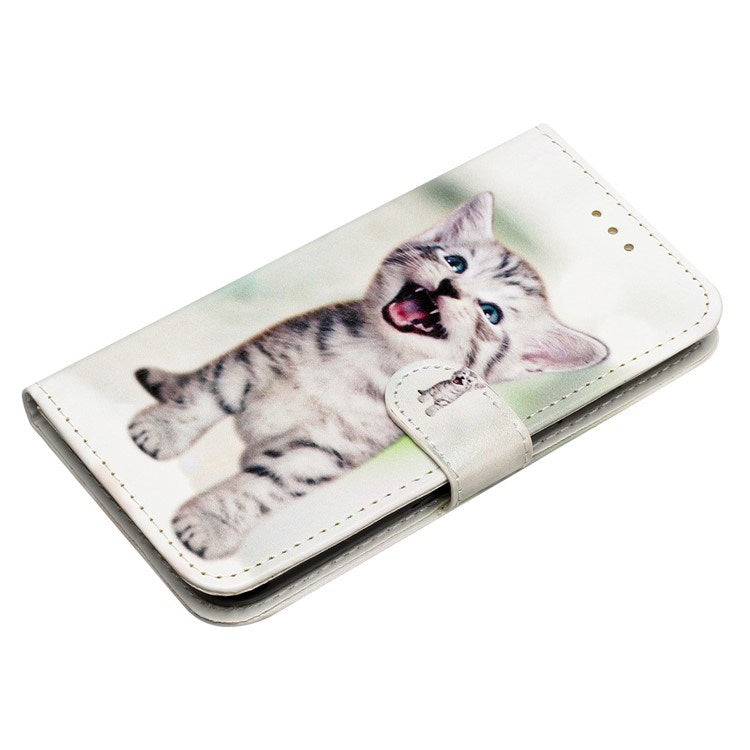 EIDERWOOD iPhone 17 Pro Faux Leather Case with Wallet & Strap - Kitten