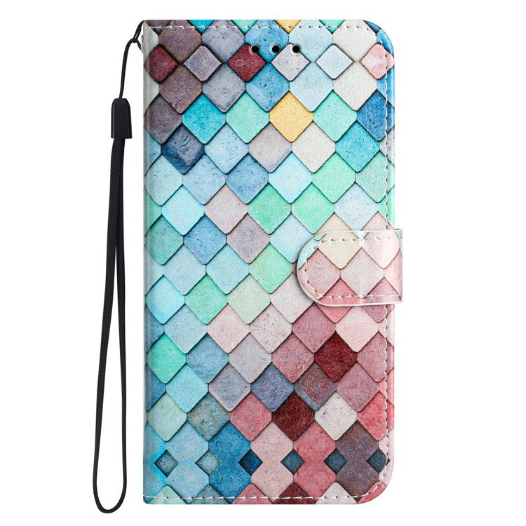 EIDERWOOD iPhone 17 Pro Max Faux Leather Case with Wallet & Strap - Pattern