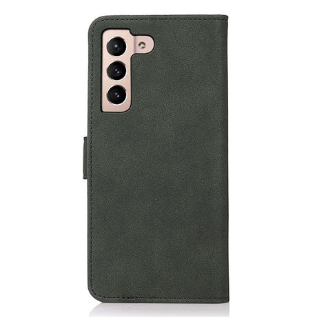 Samsung Galaxy S23 KHAZNEH Retro Leather Wallet Case - Green