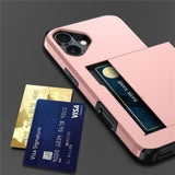 EIDERWOOD iPhone 17 Hybrid Case with Card Holder - Black