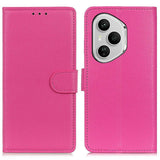 EIDERWOOD Honor 400 Pro Faux Leather Flip Case with Cardholder & Stand Function - Pink