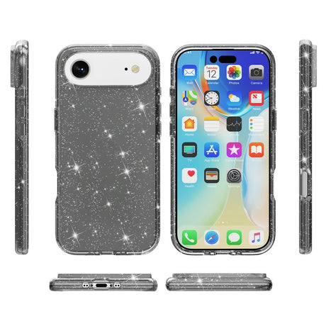EIDERWOOD iPhone Air Hybrid Plastic Case - Black Glitter