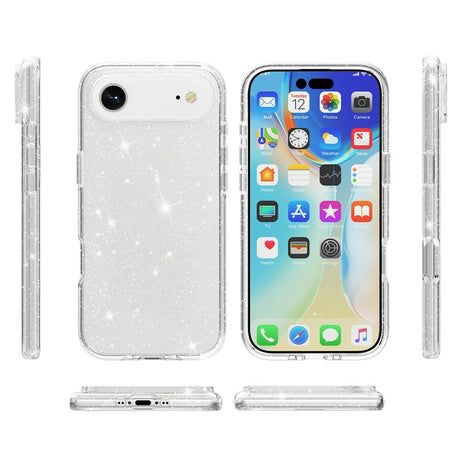 EIDERWOOD iPhone Air Hybrid Plastic Case - White Glitter