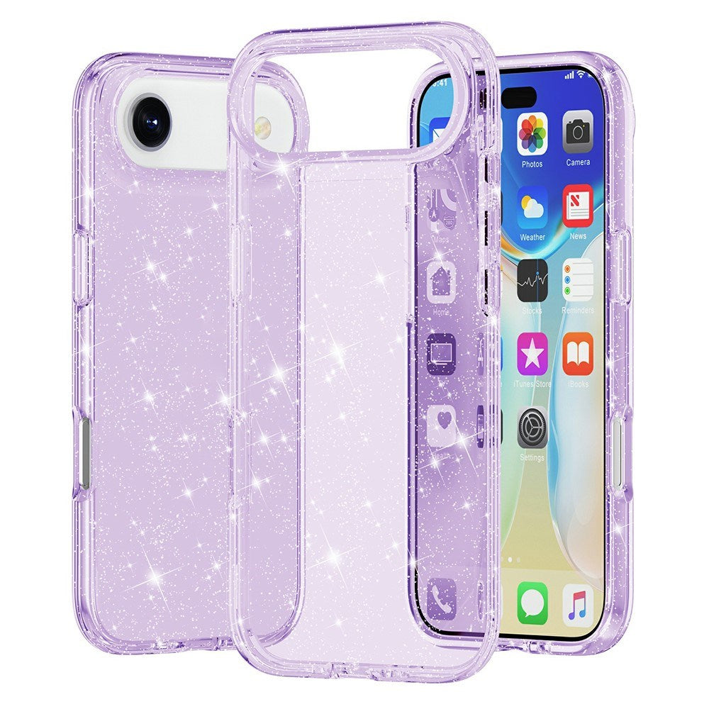 EIDERWOOD iPhone Air Hybrid Plastic Case - Purple Glitter