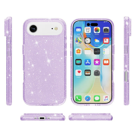 EIDERWOOD iPhone Air Hybrid Plastic Case - Purple Glitter
