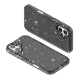 EIDERWOOD iPhone 17 Hybrid Plastic Case - Black Glitter