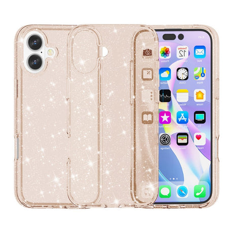 EIDERWOOD iPhone 17 Hybrid Plastic Case - Gold Glitter