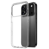 NORTHJO iPhone 17 Pro Max 2-in-1 Protection Set with Flexible Plastic Case & Tempered Screen Protector Glass - Transparent